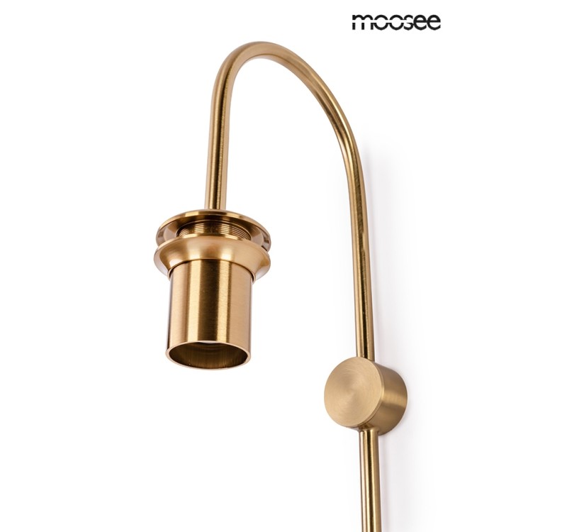 MOOSEE lampa ścienna SLACK złota / biała