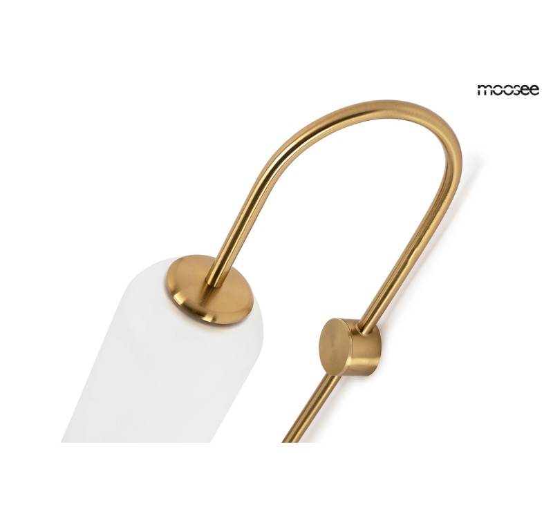 MOOSEE lampa ścienna SLACK złota / biała