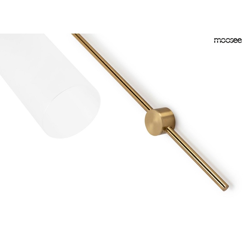 MOOSEE lampa ścienna SLACK złota / biała