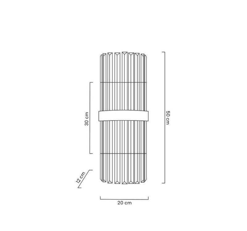 MOOSEE lampa ścienna MILAGRO złota