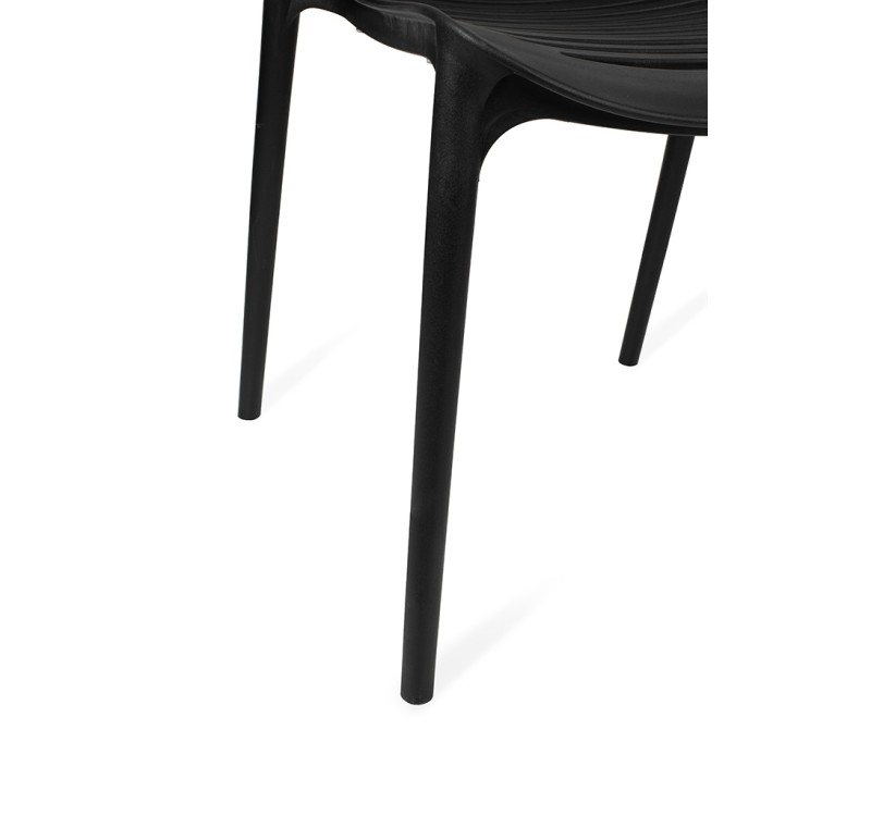 Krzesło SUNNY czarne - polipropylen