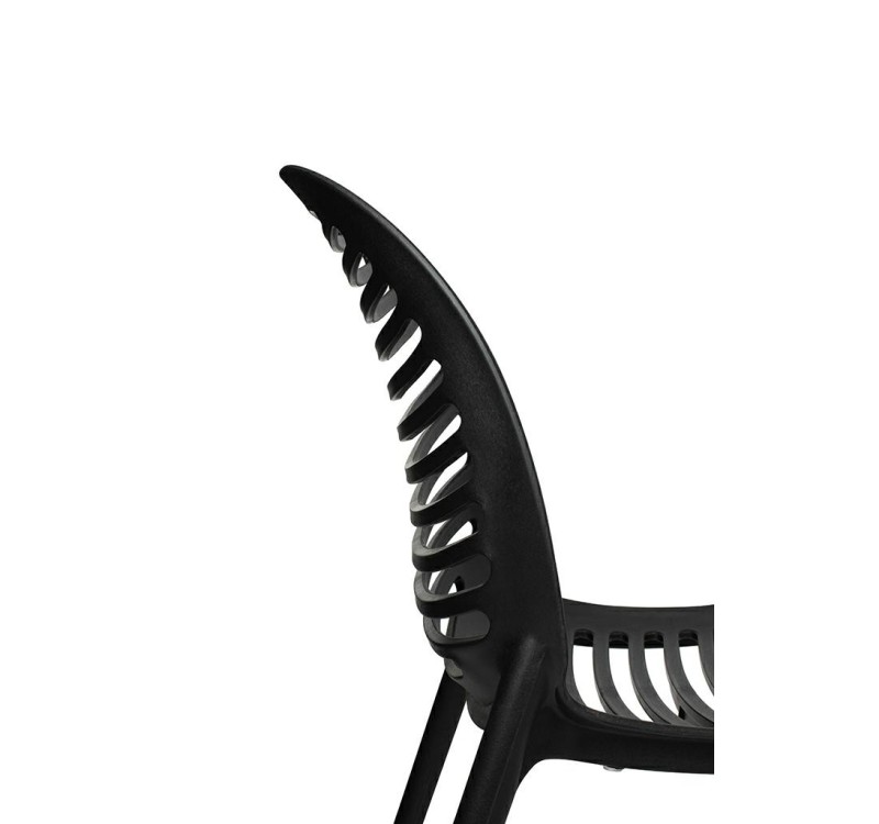 Krzesło SUNNY czarne - polipropylen