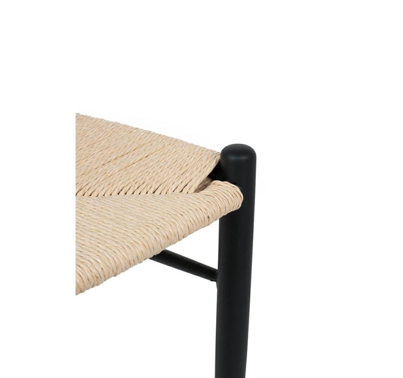 Krzesło WISHBONE METAL naturalne