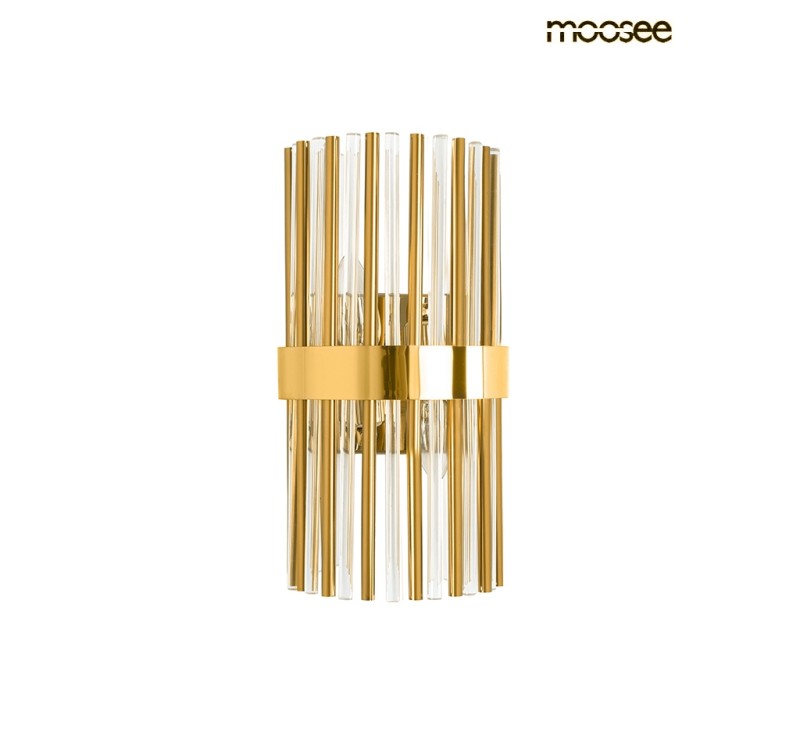 MOOSEE lampa ścienna GARDA złota