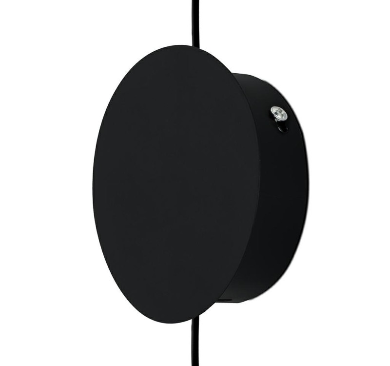 MOOSEE lampa ścienna FLUSSO WALL czarna