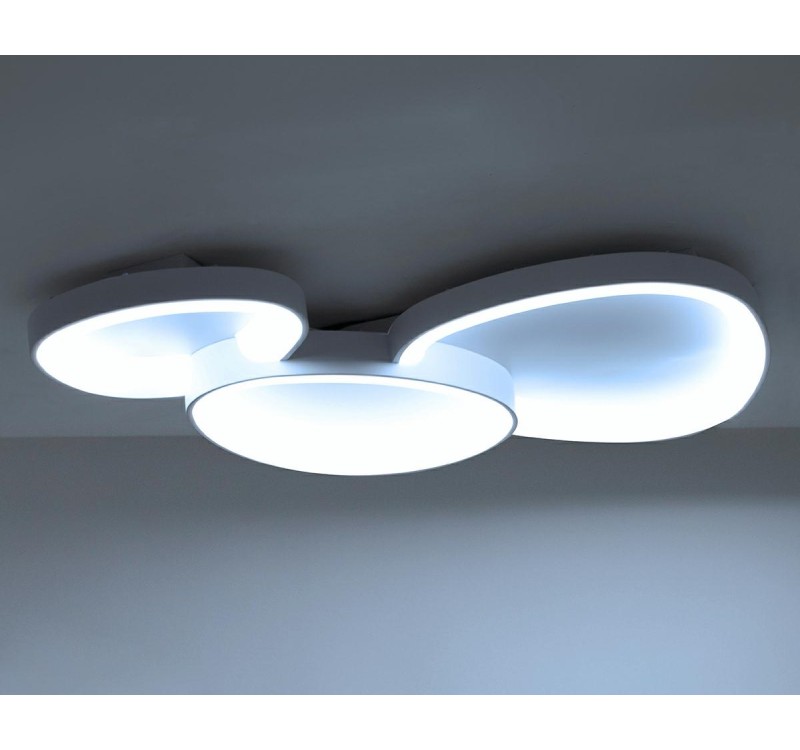 MOOSEE lampa sufitowa / plafon CELLS 3    biała