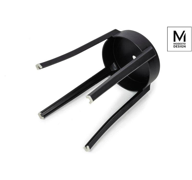 MODESTO stołek CALMAR 46 czarny - polipropylen