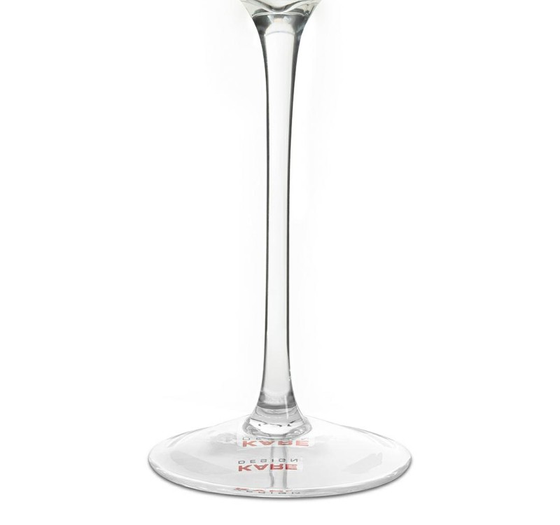 KARE kieliszek do szampana RIFFLE 215 ml transparentny