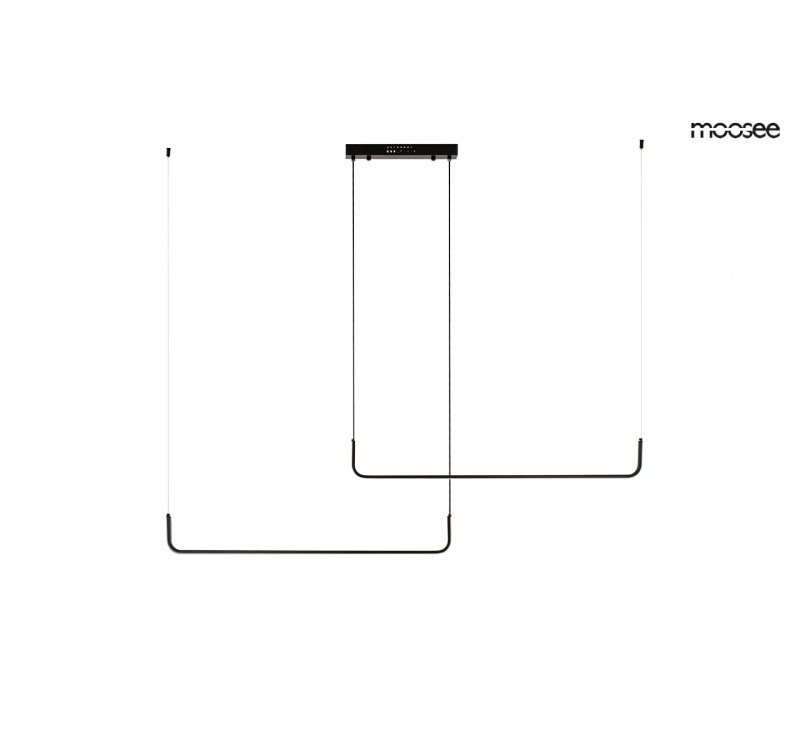 MOOSEE lampa wisząca SHAPE DUO 120 czarna
