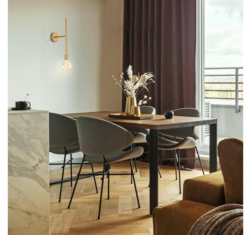 MOOSEE lampa ścienna RIVA złota