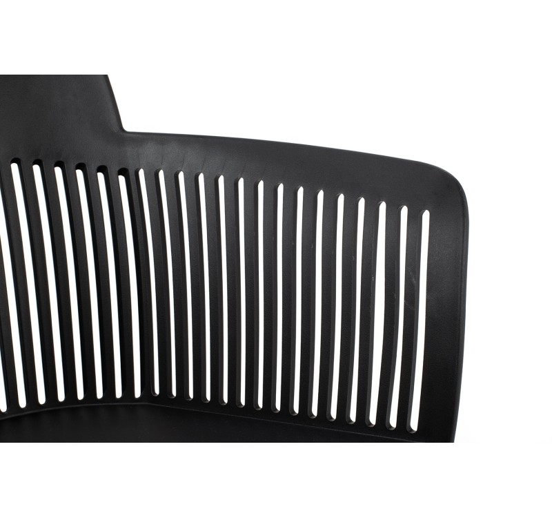 Krzesło TORRE WOOD czarne