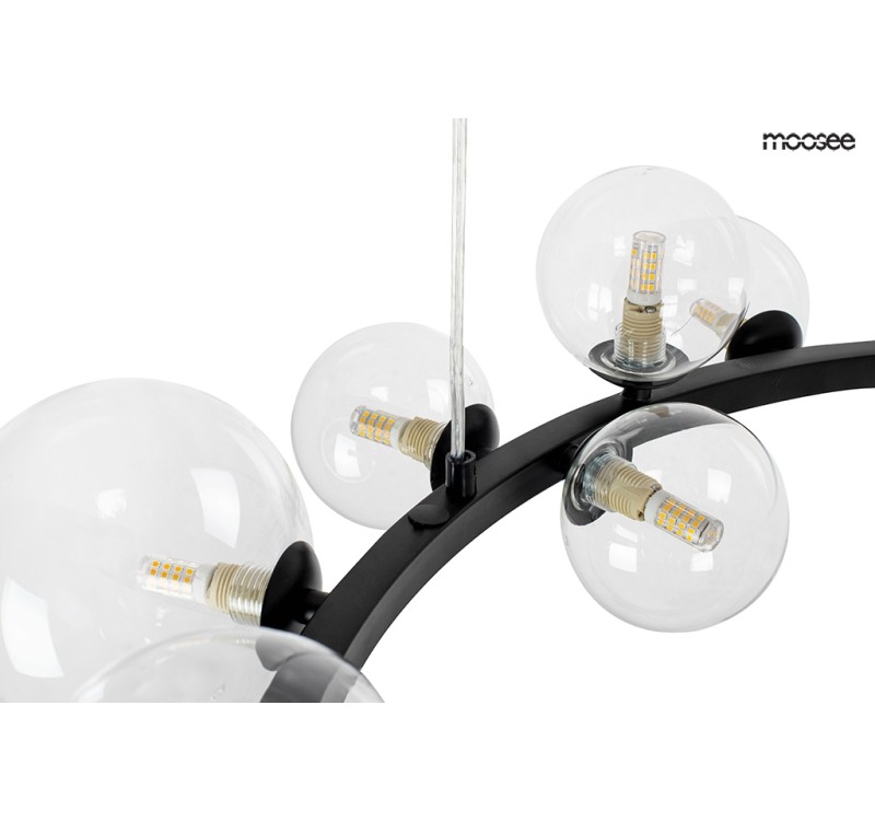 MOOSEE lampa wisząca ALURE 85 czarna