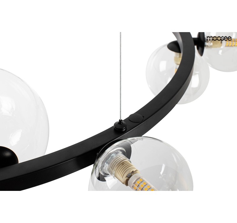 MOOSEE lampa wisząca ALURE 85 czarna