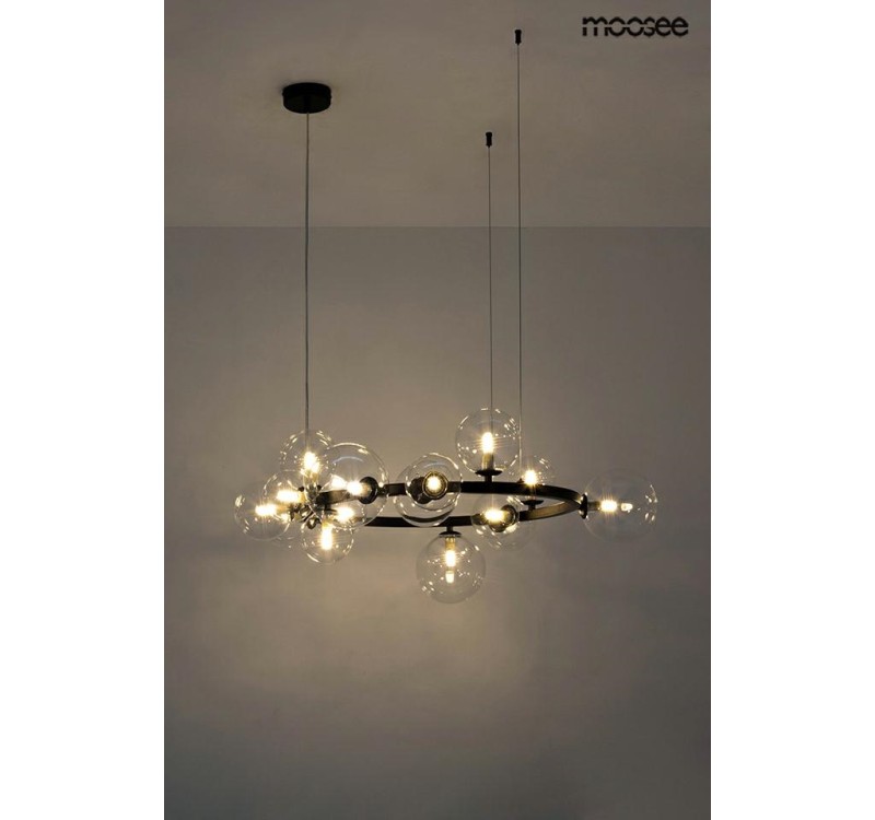 MOOSEE lampa wisząca ALURE 85 czarna