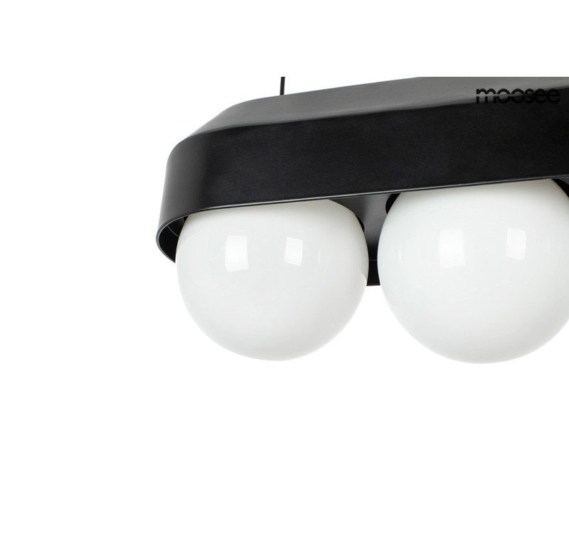 MOOSEE lampa wisząca DROPS 3 czarna