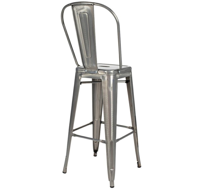 Krzesło barowe TOWER BIG BACK 76  (Paris) metal