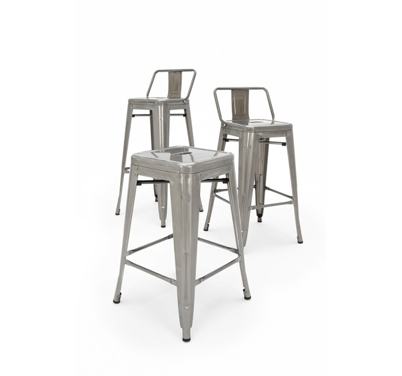 Krzesło barowe TOWER BACK 66 (Paris) metal