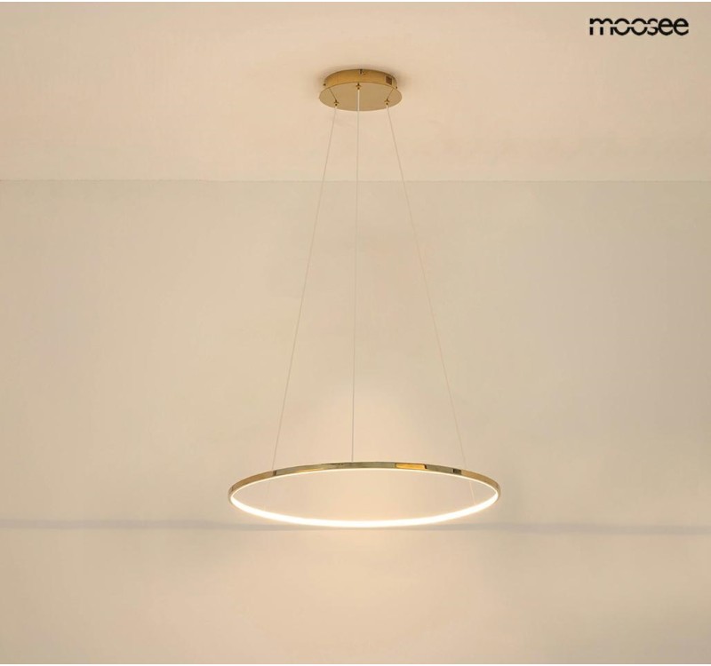 MOOSEE lampa wisząca RING SLIM 60 złota