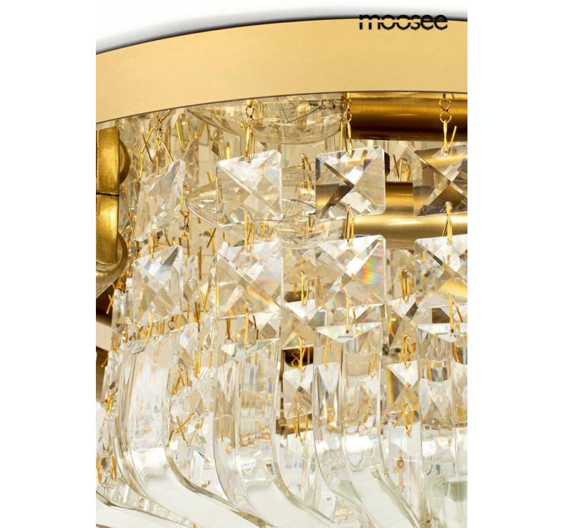 MOOSEE lampa sufitowa / plafon BALUNA 50  złota