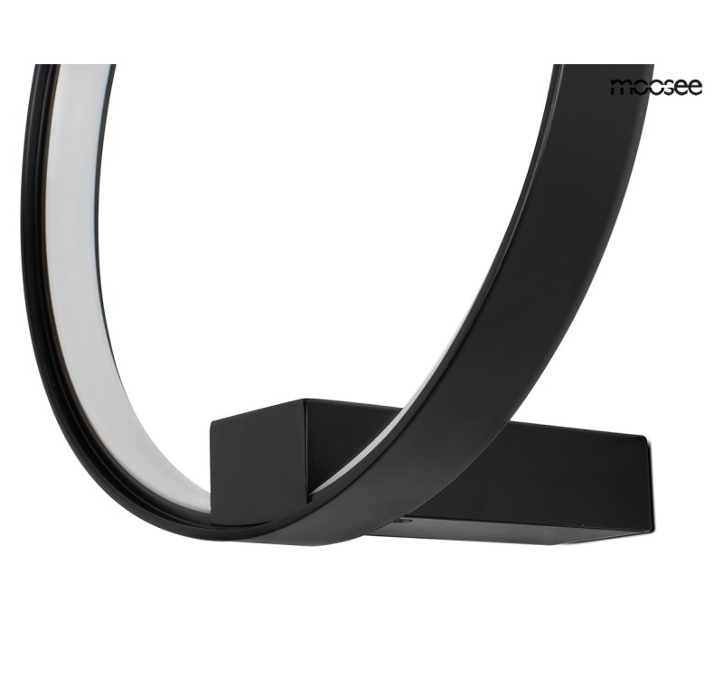 MOOSEE lampa ścienna CIRCLE WALL czarna