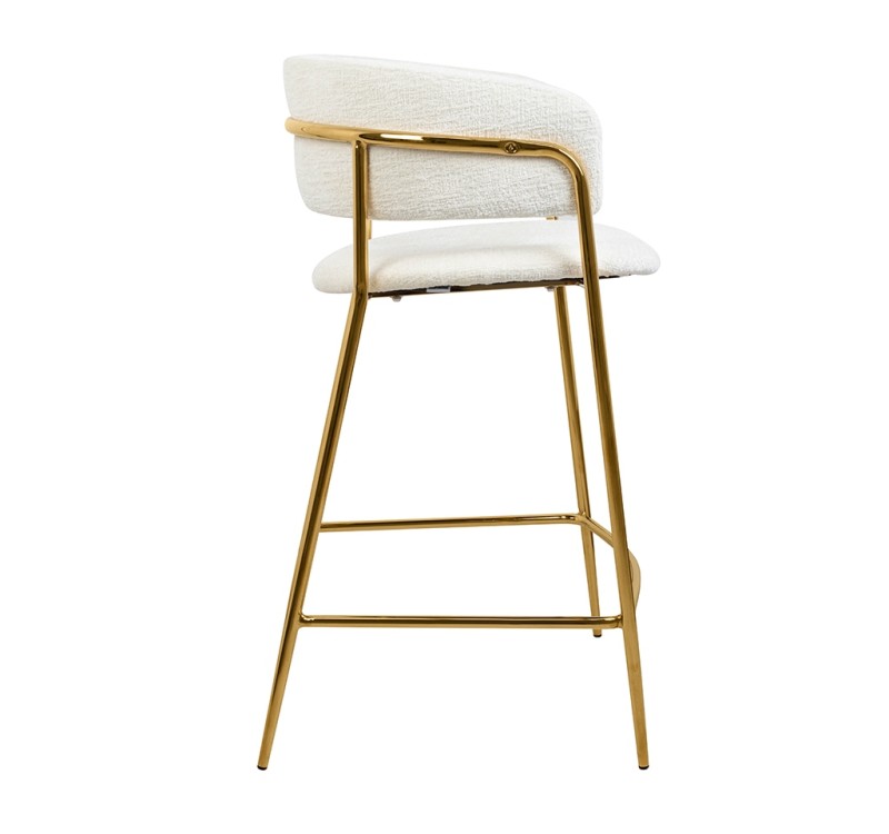 Krzesło barowe DELTA 65 białe