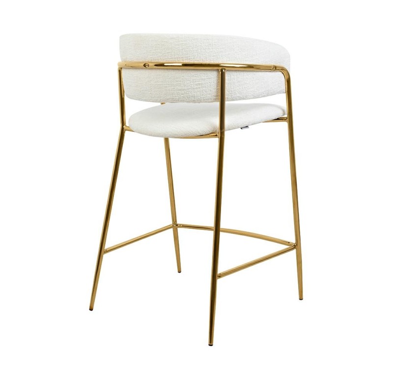 Krzesło barowe DELTA 65 białe