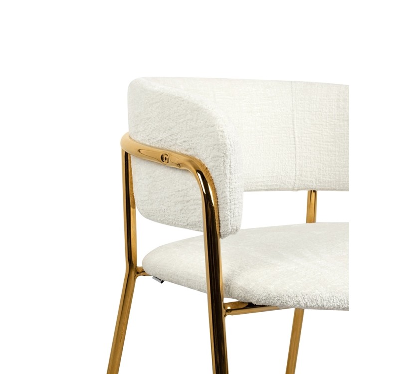 Krzesło barowe DELTA 65 białe