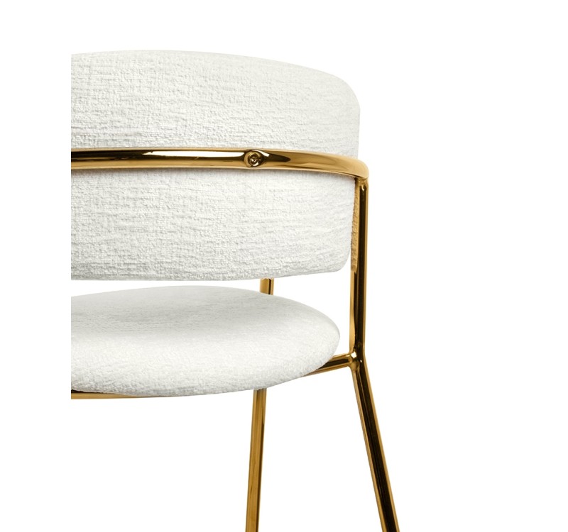 Krzesło barowe DELTA 65 białe