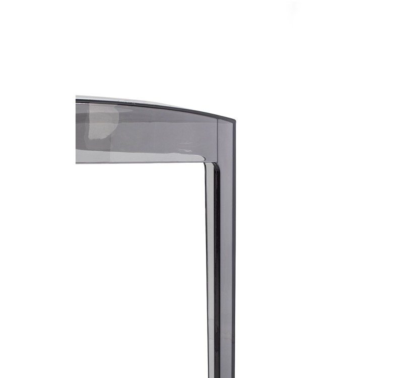 Krzesło barowe VICTORIA 65 cm dymione - poliwęglan