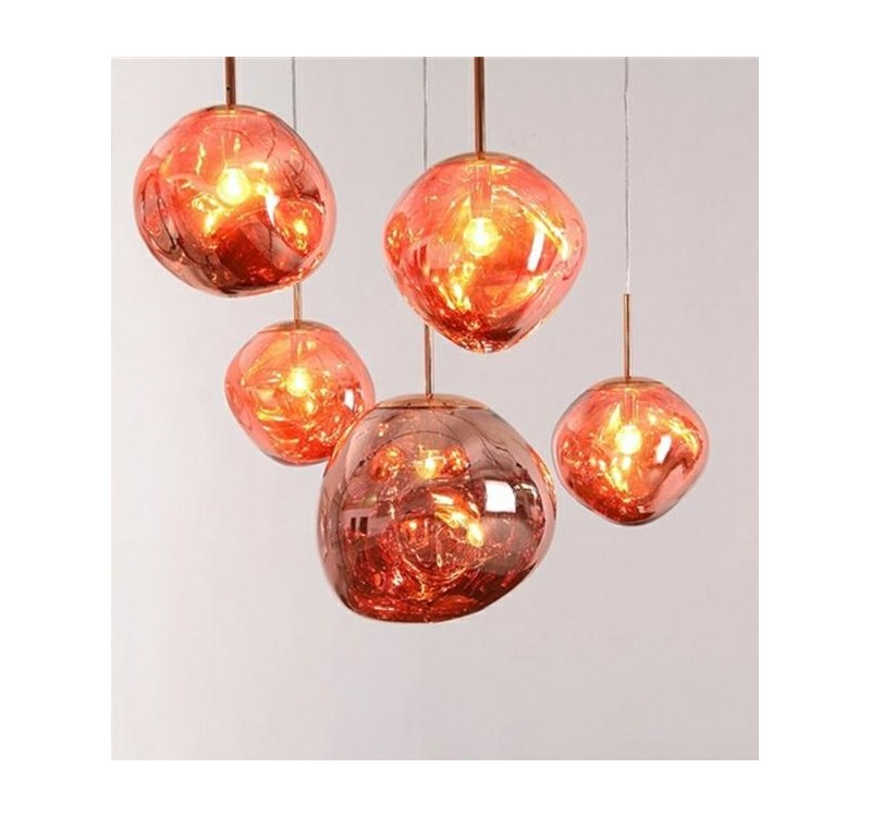 MOOSEE lampa wisząca FUSION 30 miedziana  - akryl