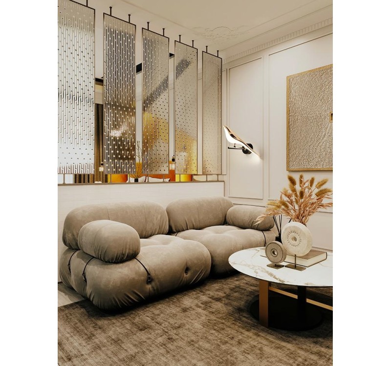 MOOSEE lampa ścienna BIRD złota