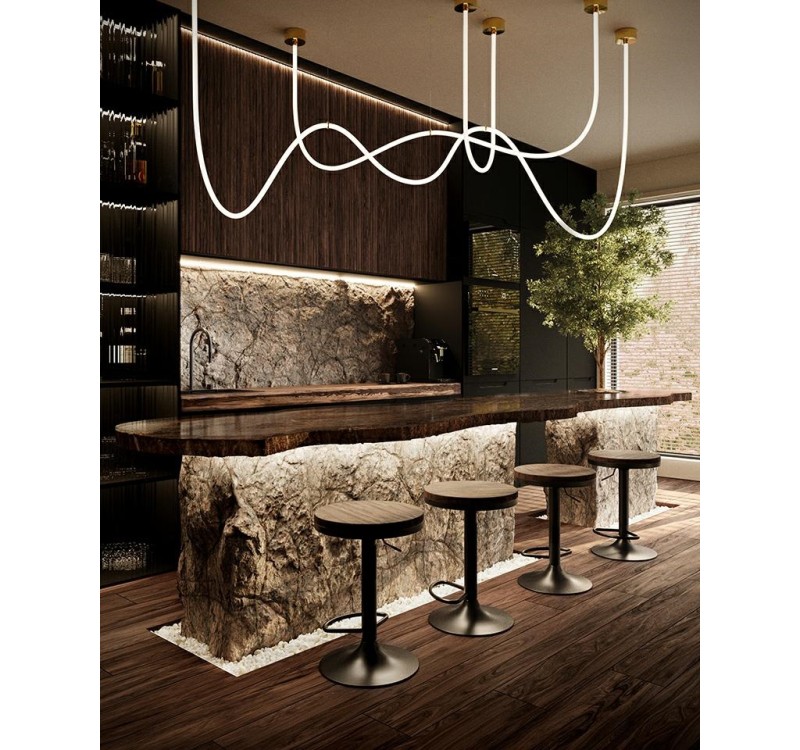 MOOSEE lampa wisząca LASSO 400 Smart      złota