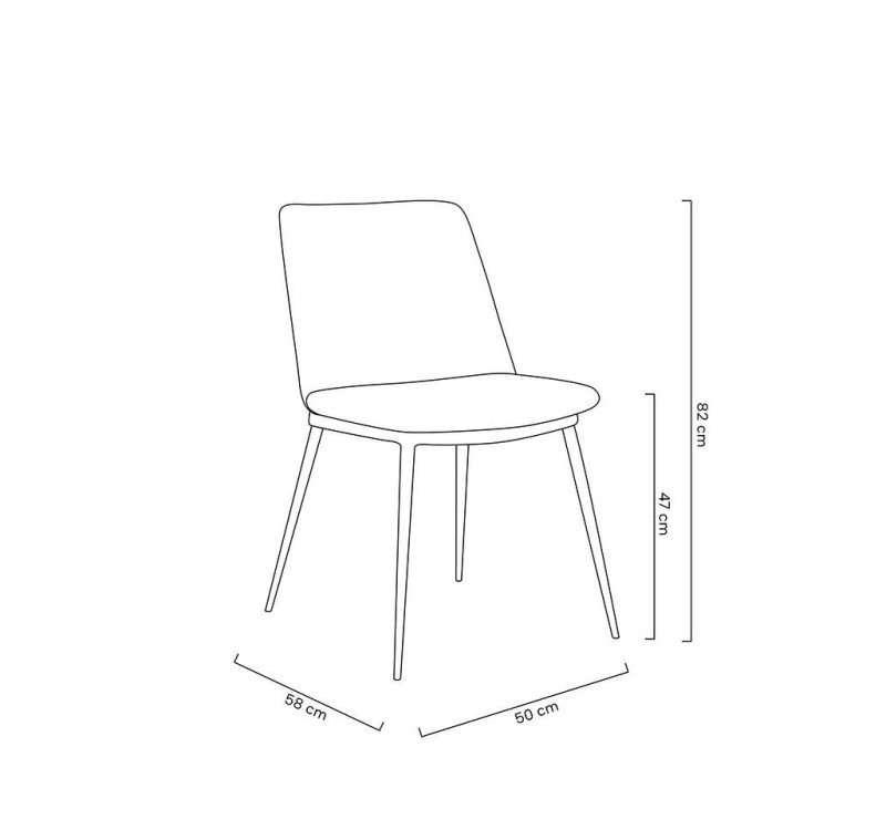 Krzesło DIEGO żółte