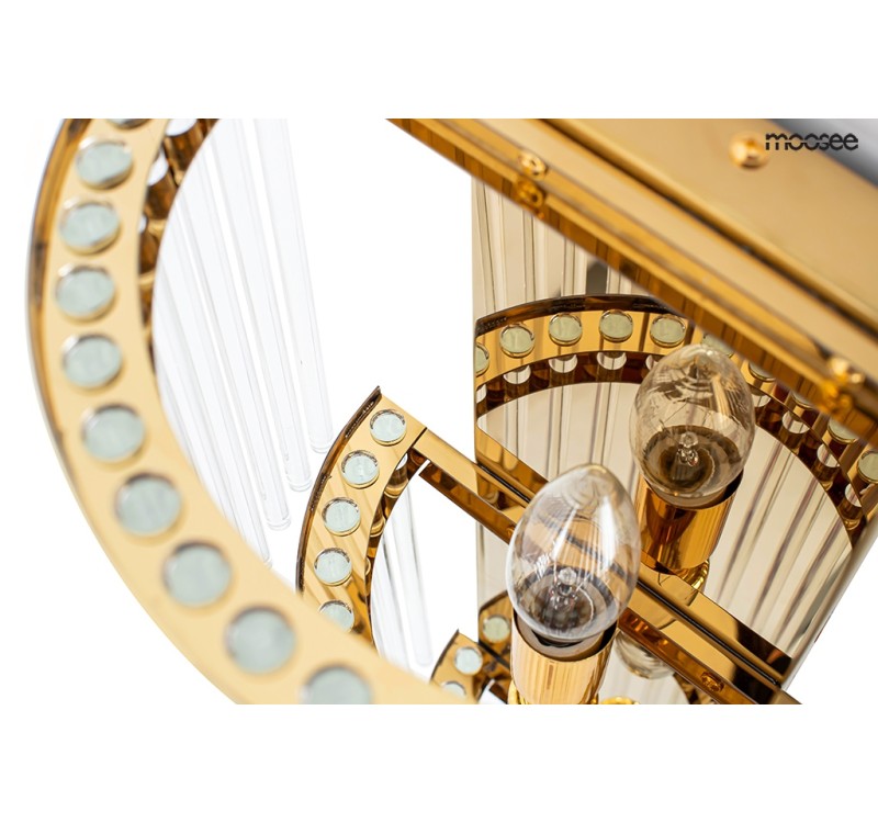 MOOSEE lampa ścienna ESTRO złota