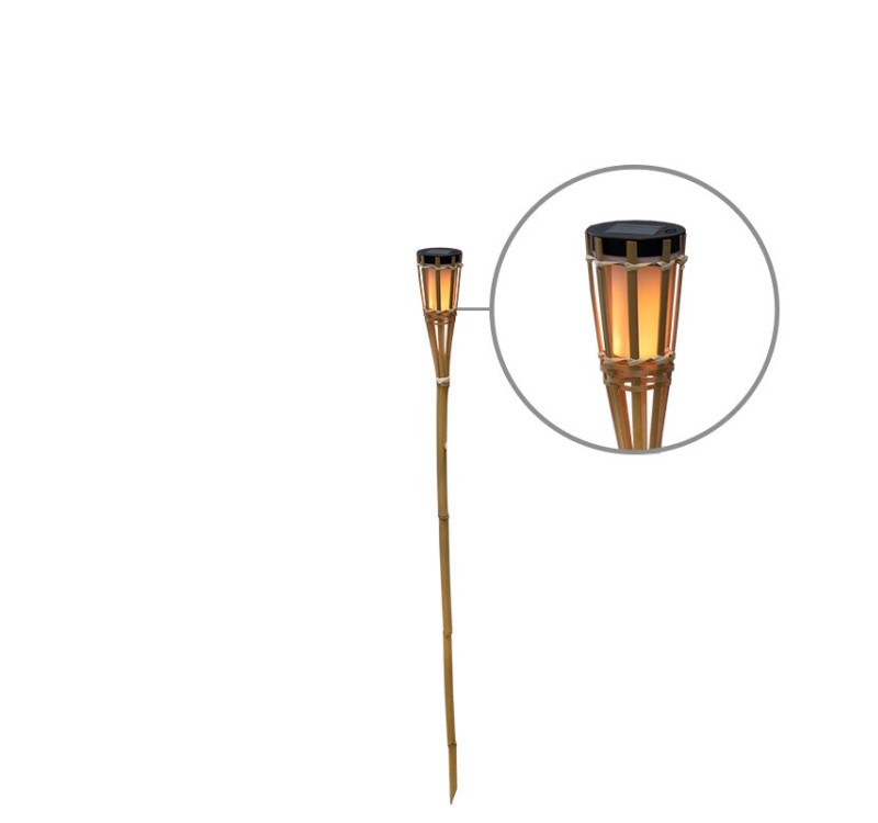 NEW GARDEN lampa ogrodowa HIAMA SOLAR z efektem płomienia (24 sztuki)