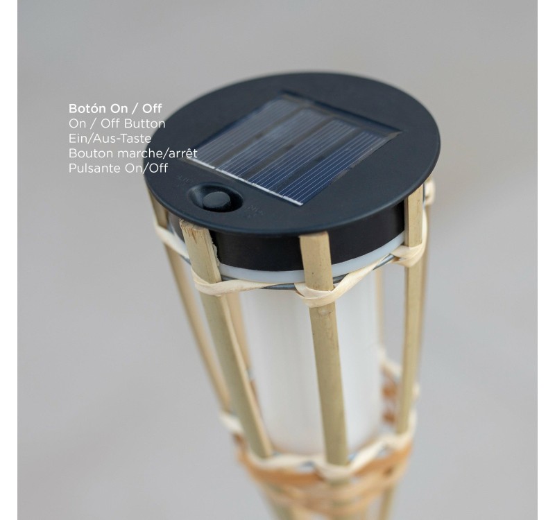 NEW GARDEN lampa ogrodowa HIAMA SOLAR z efektem płomienia (24 sztuki)