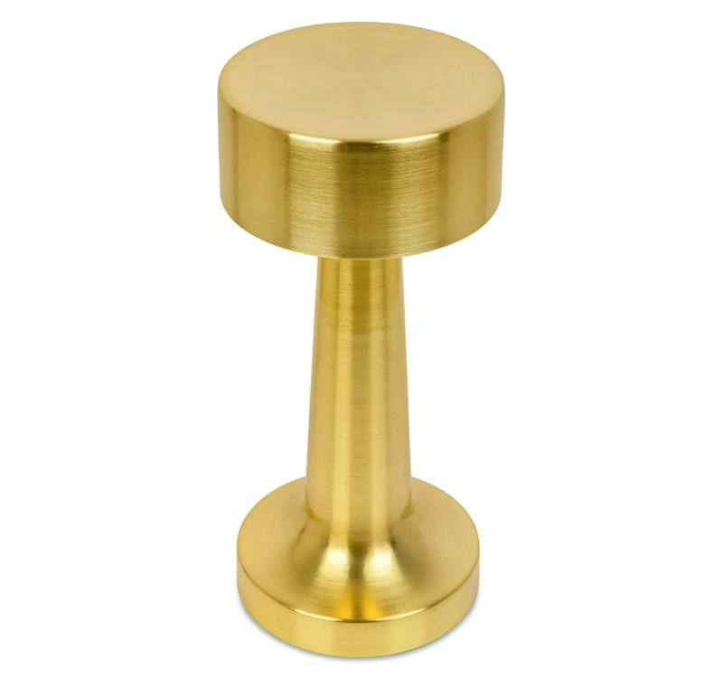 Lampa biurkowa LEE złota - wbudowana bateria, LED