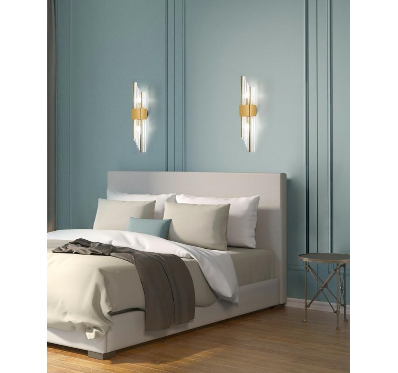 MOOSEE lampa ścienna SLANT złota