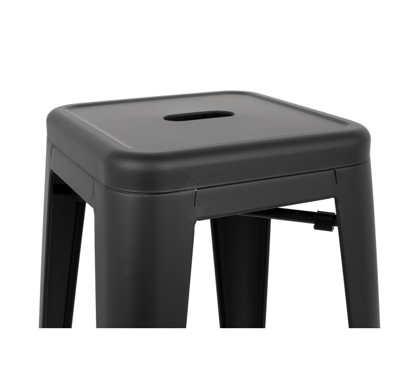 Krzesło barowe TOWER 66 (Paris) czarne