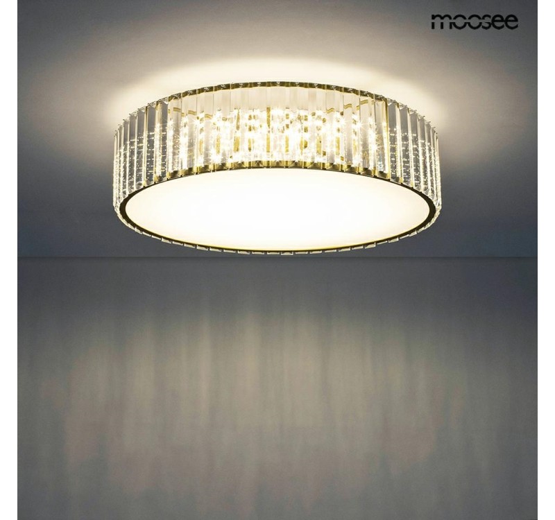 MOOSEE lampa sufitowa / plafon CROWN 50 złota