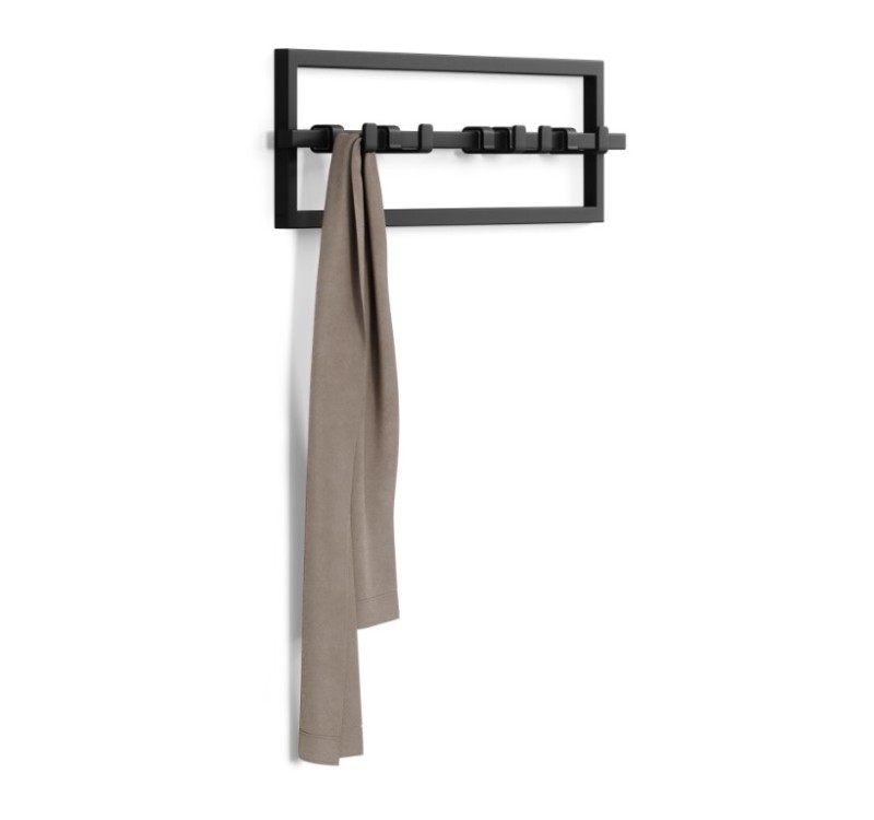 UMBRA wieszak ścienny CUBIKO czarny