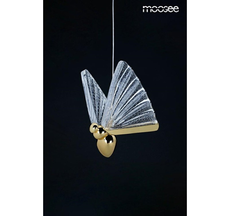 MOOSEE lampa wisząca BUTTERFLY M złota