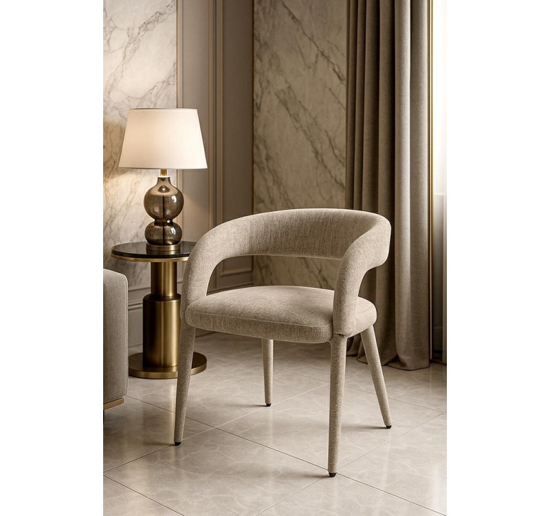 MaMaison krzesło IRIS beżowe