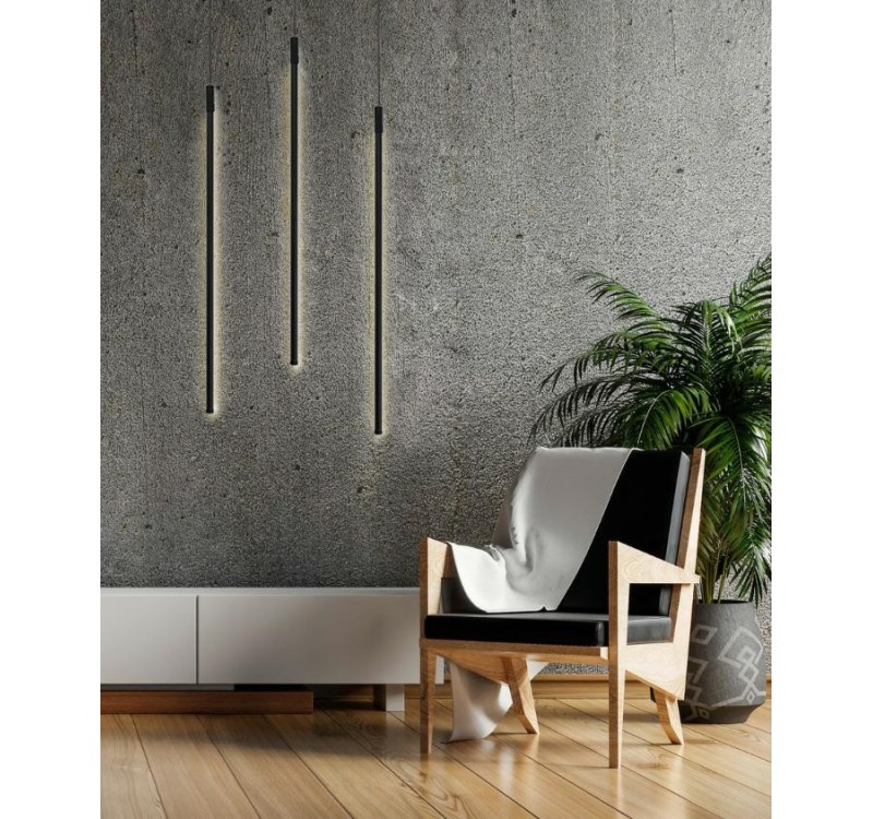 MOOSEE lampa wisząca OMBRE 80 czarna