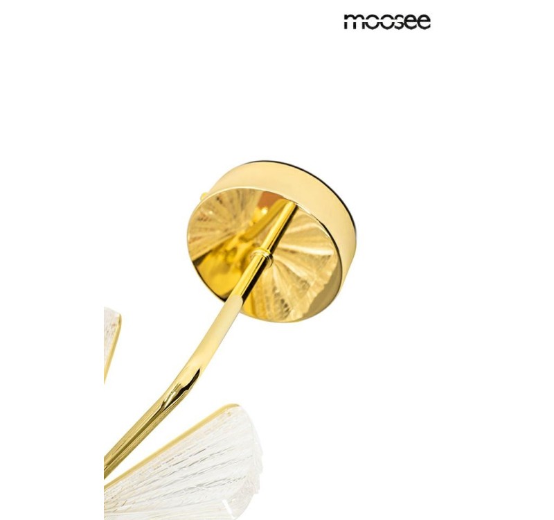 MOOSEE lampa ścienna BUTTERFLY S złota