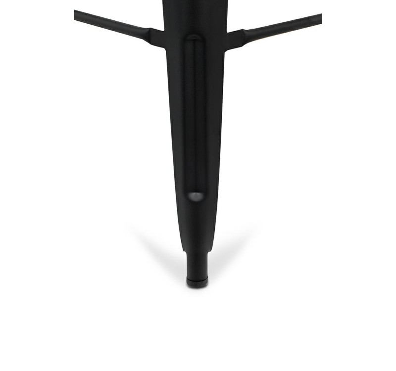 Krzesło barowe TOWER BIG BACK 76  (Paris) czarne