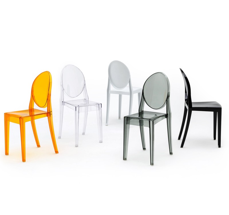 Krzesło VICTORIA transparentne - poliwęglan