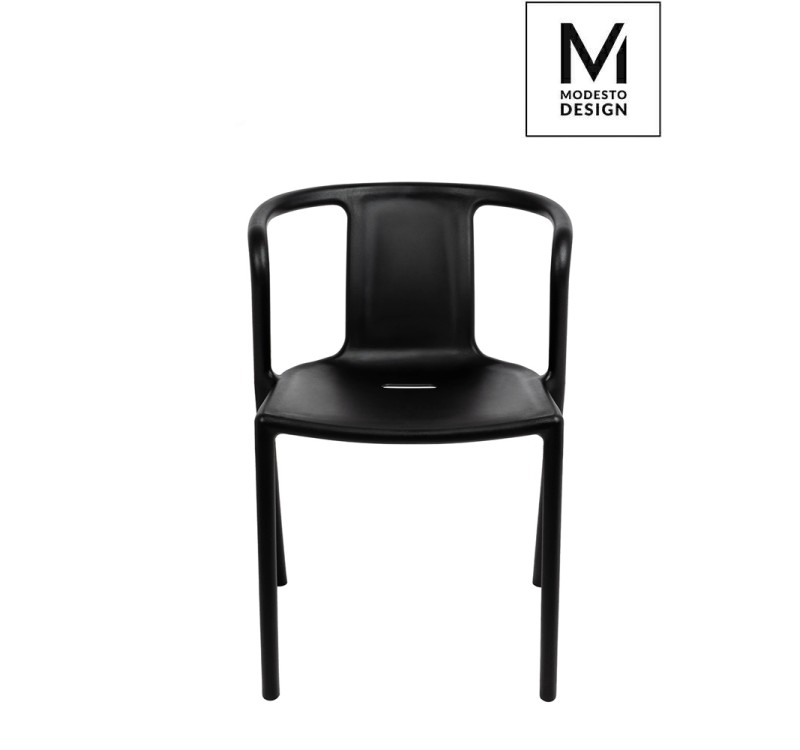 MODESTO krzesło AIR czarne - polipropylen