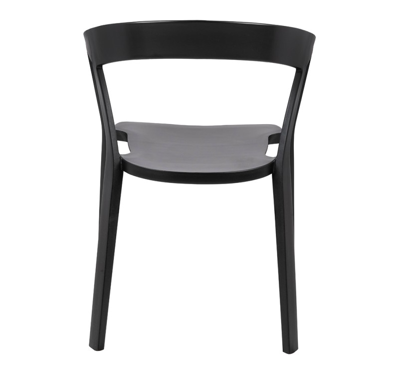 Krzesło VIBIA czarne - polipropylen