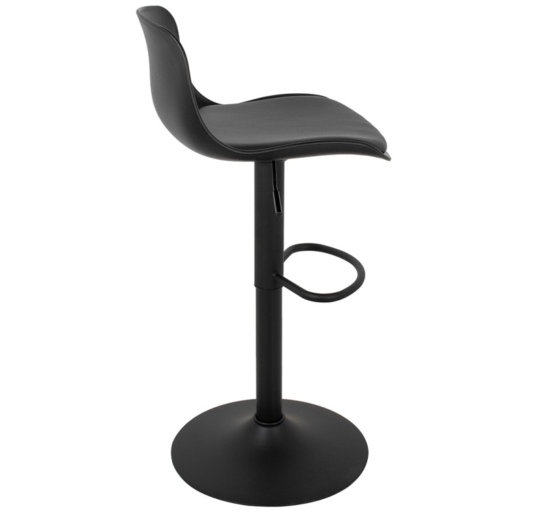 Krzesło barowe STOR TAP regulowane czarne